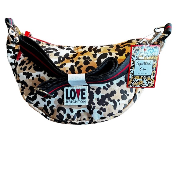 Brighton Handbags - Brighton Spotted Love Swing Bag 🐆 NWT Leopard Crossbody